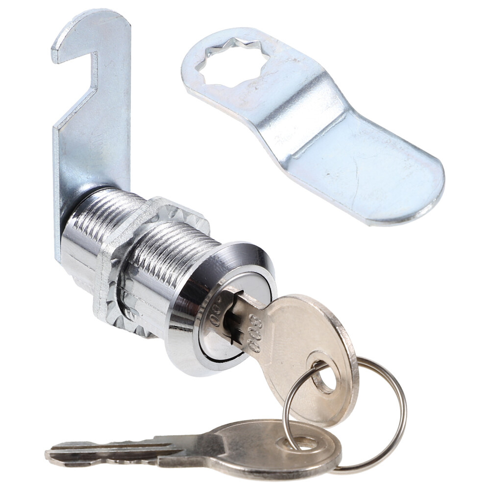 Yaocom 12-Pack Cabinet Locks With Keys - Gold Drawer & Mailbox Lock Set (Keyed Different)