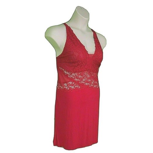 INC International Womens Red Lace Chemise Gown Sleepwear Plus Size XXL NEW - Picture 4 of 8