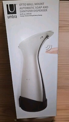 Umbra Otto Automatic Soap & Sanitizer Dispenser in Nickel & Black (Dennis Cheng)