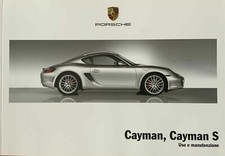 MANUALE USO E MANUTENZIONE PORSCHE 987 CAYMAN-CAYMAN S ITALIANO,ORIGINALE