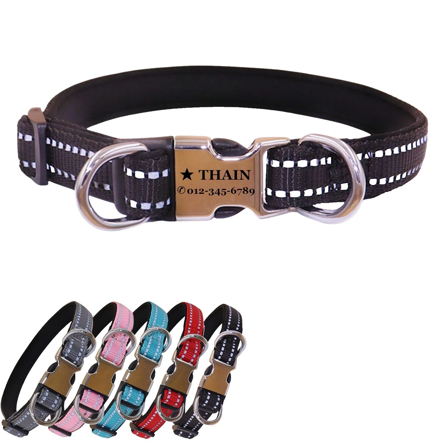 Collares para Perro Personalizado de nylon