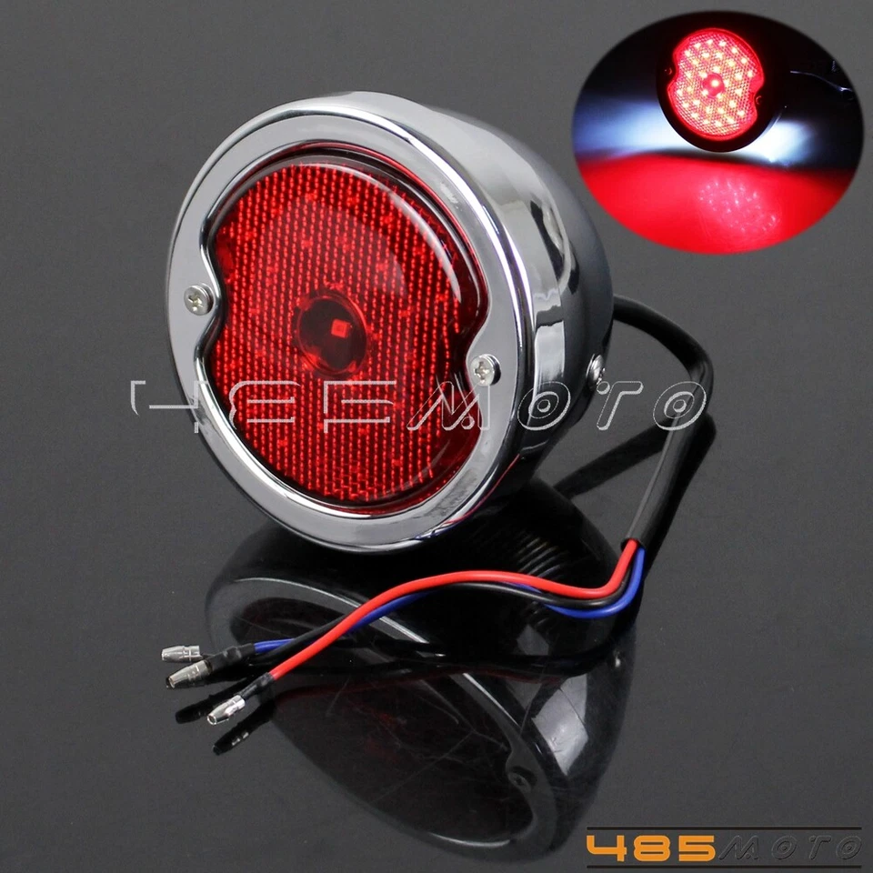 Conjunto de luz trasera LED de una mano roja Len para coche Ford modelo 40 base 1933-1936 Foto 2 de 4