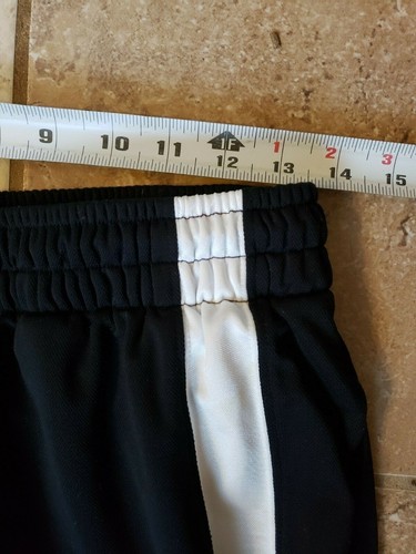 Nike Dri-Fit Youth XL Athletic Pants Black and White ~ SEE MEASUREMENTS - Picture 9 of 10