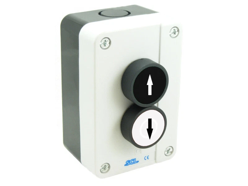 SCL PUSHBUTTON STATION UP DOWN ARROWS FITTED WITH 2 x N/O CONTACTS IP54