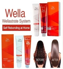 WELLA STRAIGHT(N) Permanent Straight System Hair Straightening Cream 100ML BOTH