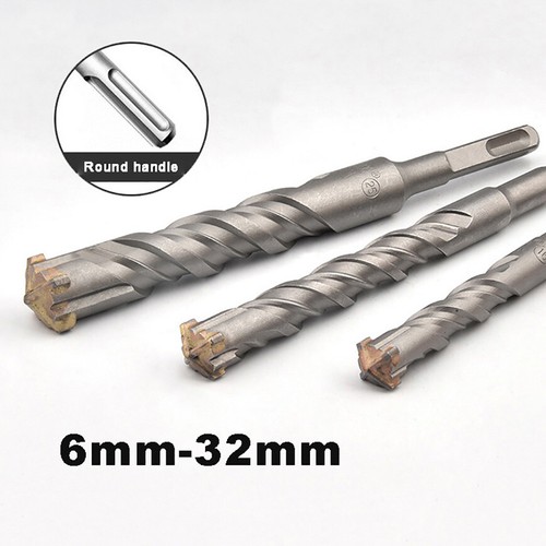 SDS - Plus Hammer Bohrer Bits Wolframhartmetall Kreuzspitze 4 Fräser Rundschaft - Bild 4 von 36
