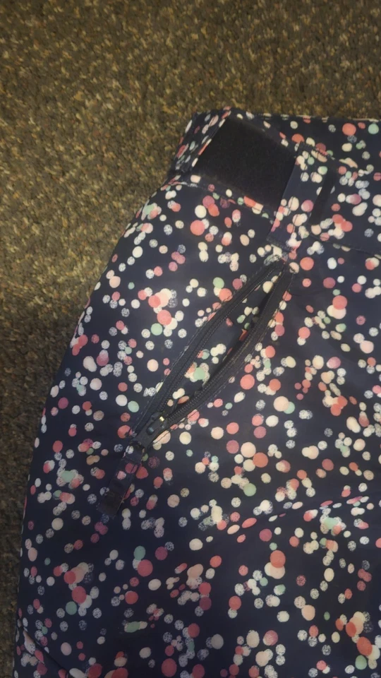 Pantalones Athletech Niñas Invierno Deportes Nieve Esquí Prendas Exteriores Azul/Lunares L 10/12 Foto 3 de 4