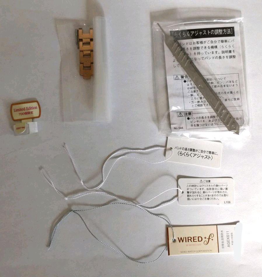 ワイアードウォッチ　AGEK611 ワイアードウォッチAGEK611