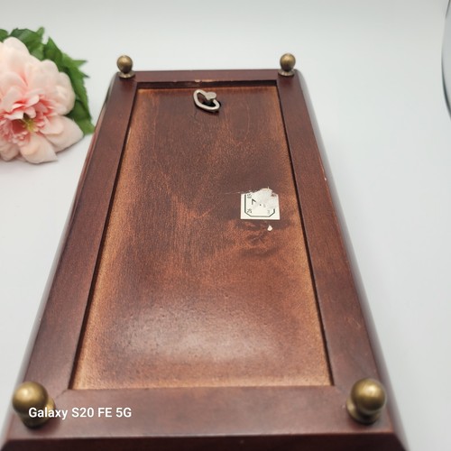 Vintage Pressed Flowers Wooden Musical Jewelry Box - Picture 9 of 13