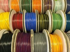 6m lengths 103 COLOURS TO CHOOSE FROM - 1mm² auto cable wiring wire 12v 16.5 amp