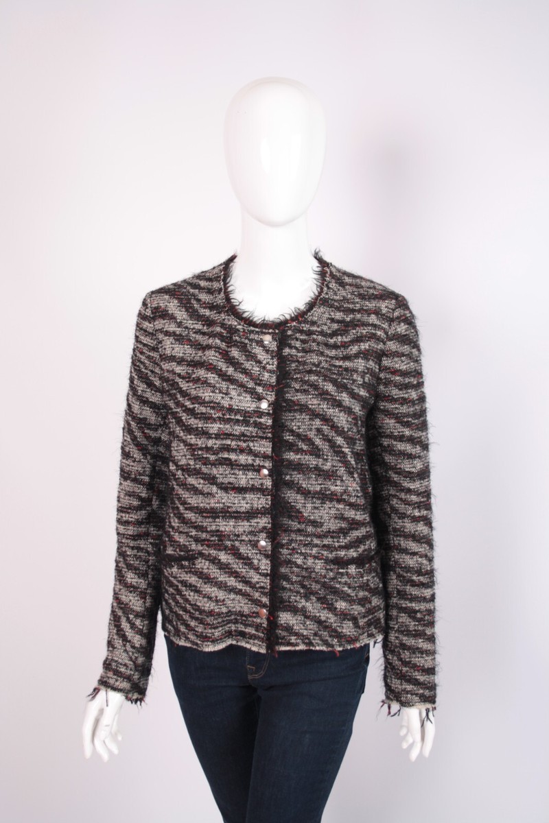 ジャケット・アウター Isabel Marant ETOILE gray jacket size 40 Isabel Marant Etoile Drogo Jacket Gray Herringbone Size 40