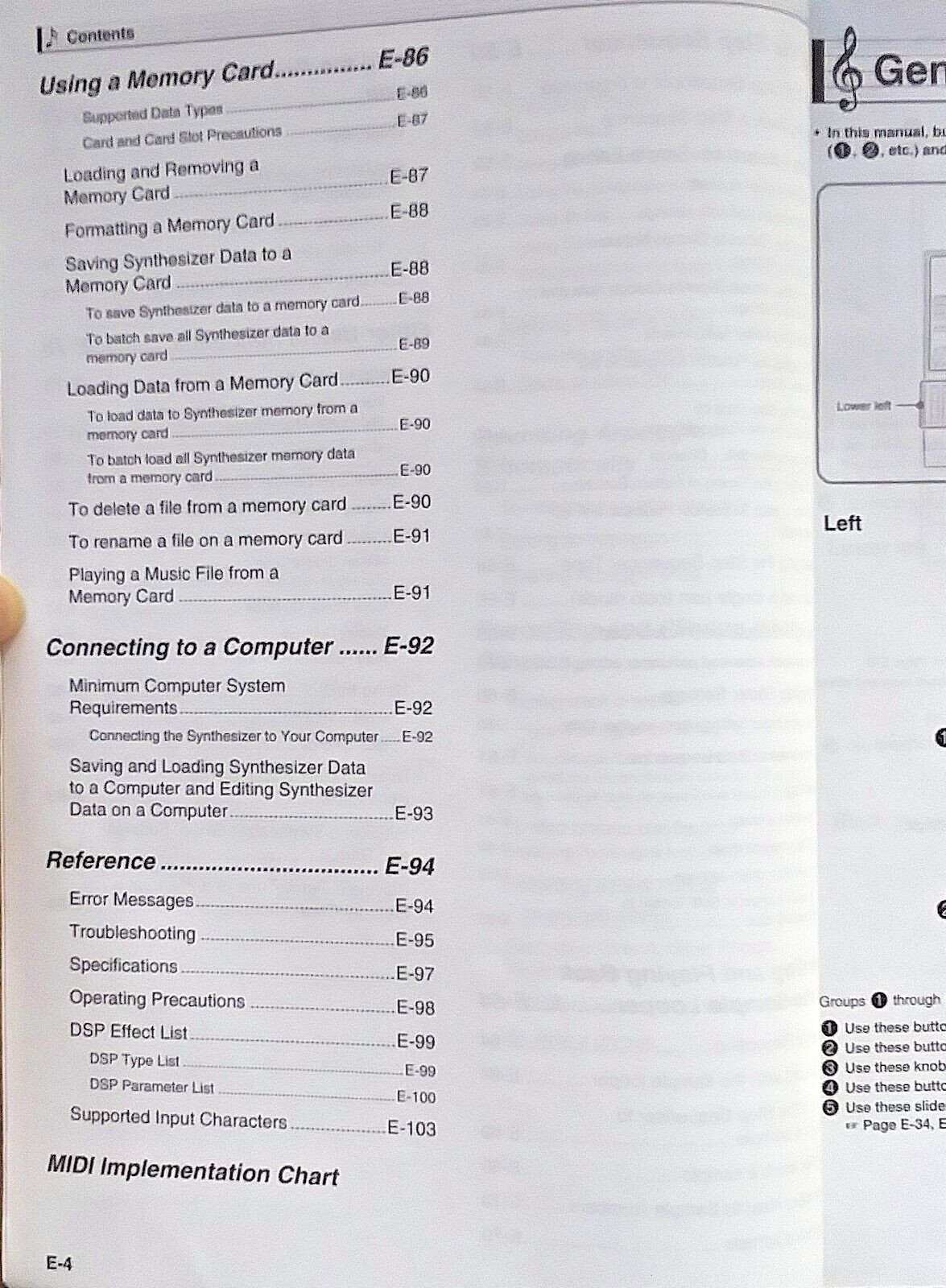 Casio XW-G1 Groove Synthesizer Electronic Keyboard Original Owner's Manual Book.