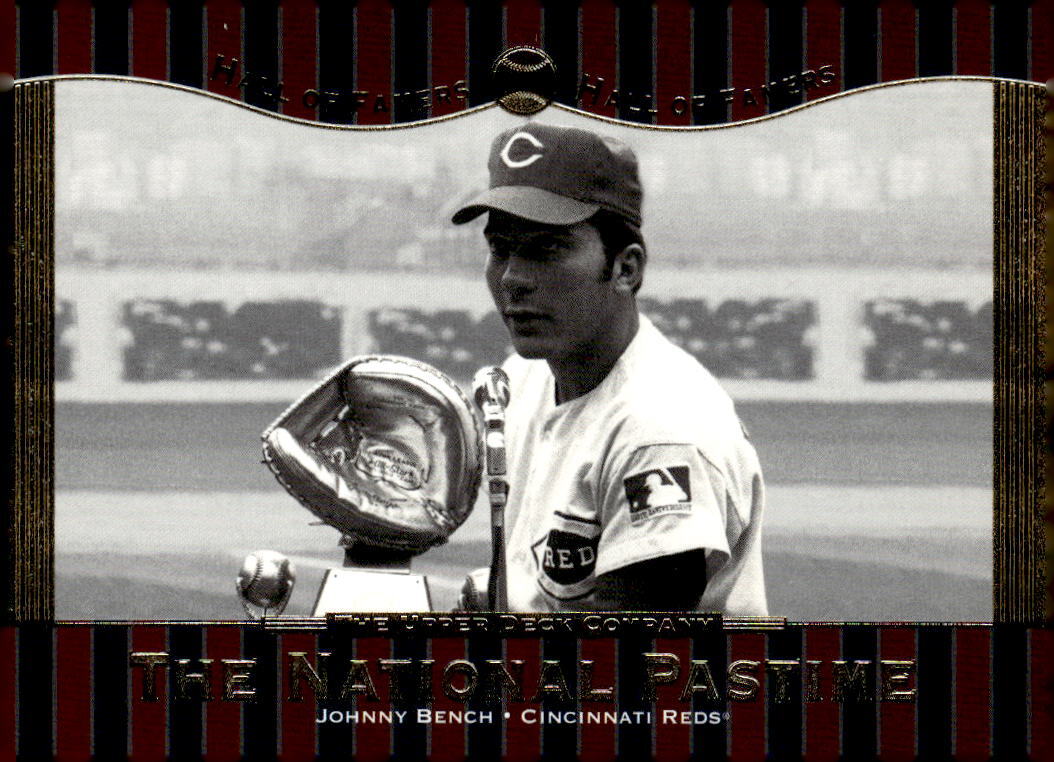 2001 Upper Deck Hall of Famers Johnny Bench #72