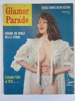 Glamor Parade Vol. 2 #5, February, 1959  VG   Amazing Betty Page Centerfold!