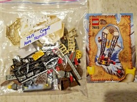 LEGO Adventurers Orient Expedition Set 7415 Aero Nomad Complete Minifigs Manual