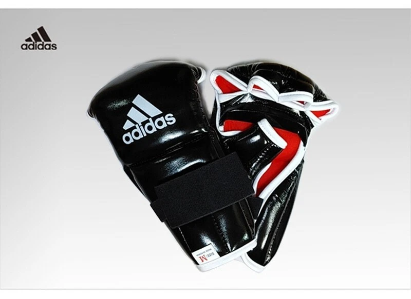 Guantes Adidas Corea Taekwondo Cobra (ADITCG01) Negro Dedo Abierto Protector de Mano Foto 3 de 4