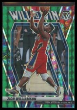 2020-21 Panini Mosaic: Will to Win Mosaic Green #13 Zion Williamson Pelicans
