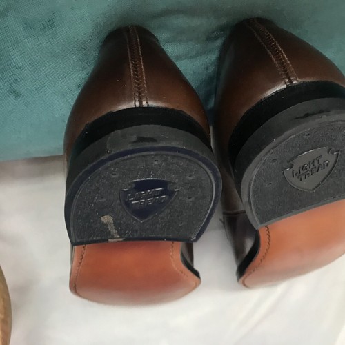 Vintage 1900's The RAND Shoe USA dark brown leather size 12.5 Men's Lace-Up - Picture 9 of 15