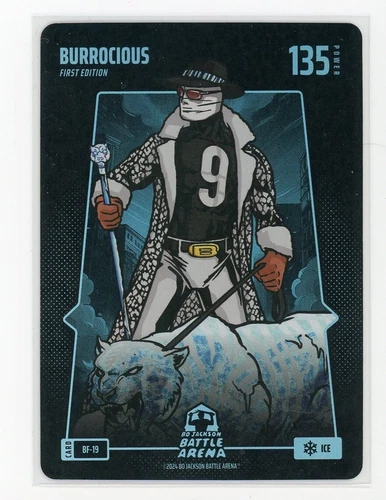 Bo Jackson Battle Arena Burrocious Joe Burrow Ice Battlefoil #BF-19