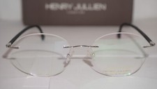 HENRY JULLIEN Eyeglasses Rimless Black HJARPE429 C5301R01 48 17 145