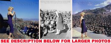 MARILYN MONROE ENTERTAINING TheTROOPS 3xRARE5X7 PHOTOS