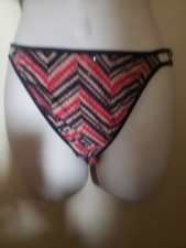 Vintage Morgan Taylor Intimates Shiny String Bikini Panties Size 7