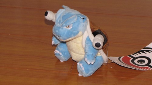 Peluche BLASTOISE Pokemon Center Poke FIT Sentado Cuties muñeca de peluche juguete NUEVO - Imagen 7 de 8