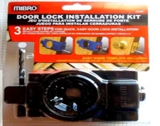  Door Deadbolt Lock Installation Kit Bi Metal Hole Saw Drill BIt Tool Set SALE !