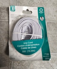 NEW Power Gear Phone Line Cord 50ft 76530
