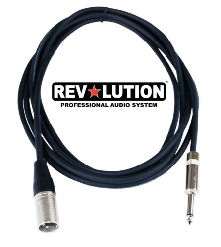REV 10ft Professional Audio Cable with Ningbo Neutrik connectors: XLR Plug to 1 - Picture 3 of 4