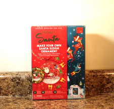 Totally Santa Toy Make Your Own Santa Sleigh Christmas Ornament Craft Set NEW