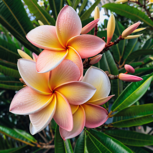 5 Blush Orange Plumeria Seeds Plants Flower Hawaiian Flowers Perennial Seed - Picture 5 of 24