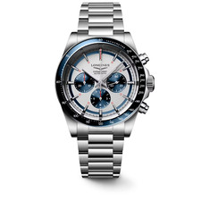 Longines Conquest Chronograph 42 MM White and...