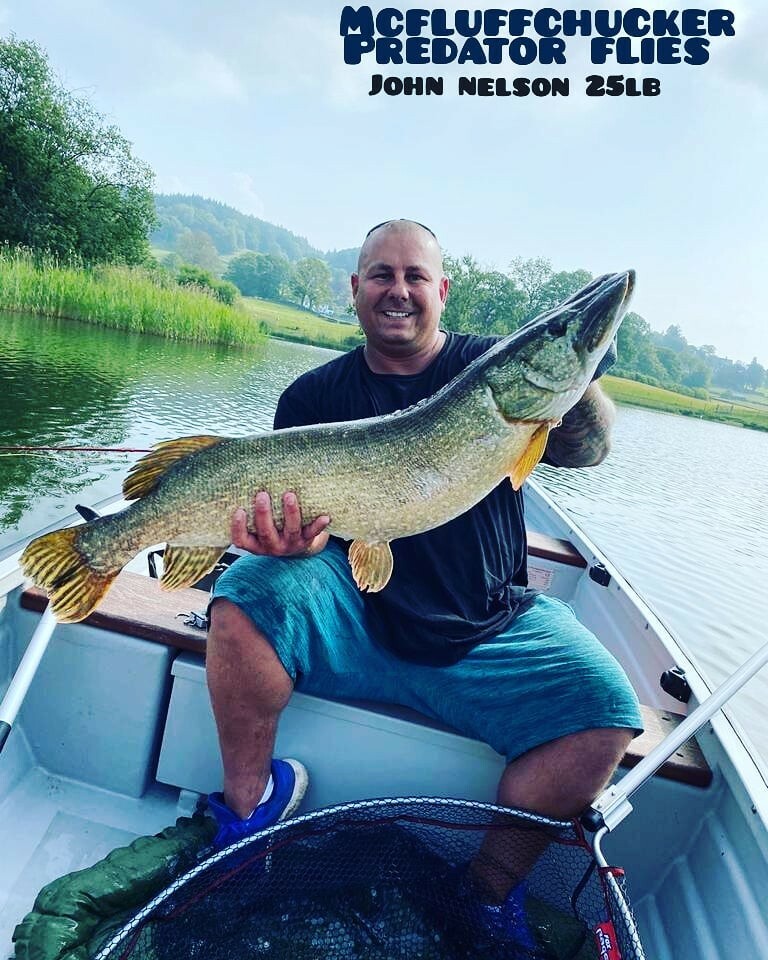 pike Fly Megladon 12 inch super Streamer made in scotland UK