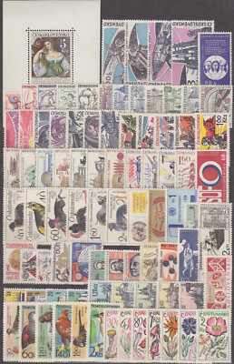 CZECHOSLOVAKIA - 1965-1969 COMPLETE COLLECTION with SHEETS - JAHRGANG - **MNH**
