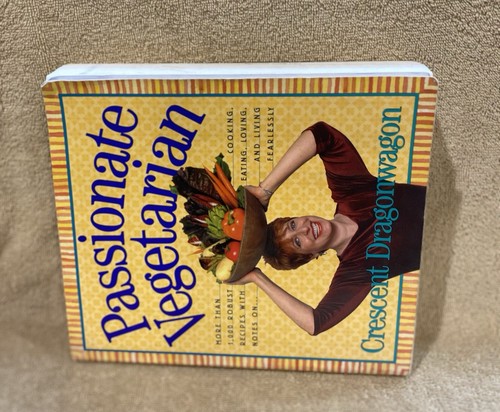 Pre Owned Vintage First Printing Passionate Vegetarian Paperback Book 2002 - Picture 2 of 5
