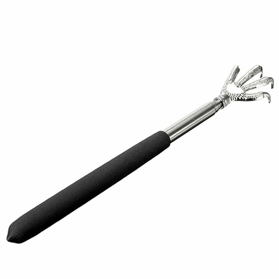 Extendable Back Scratcher Metal Telescopic Eagle Claw Portable Black Massager UK - Image 4 of 4