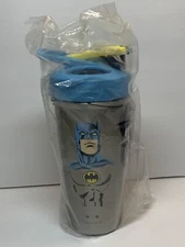 Retro Batman DC Comics BlenderBottle Strada Stainless Steel Flip Bottle 24oz New