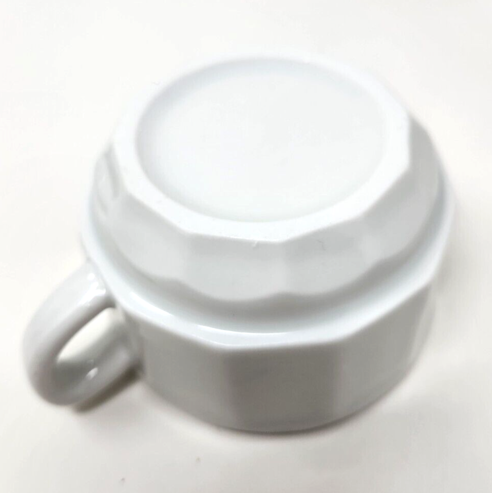 Apilco Cup & Saucer, 10 Sets, France Porcelain, Tea, Espresso, Classic Whiteware eBay