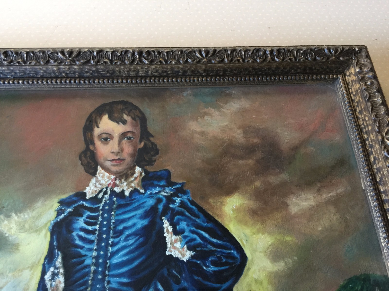 Thomas Gainsborough "The Blue Boy" Reproduction Acrylic Painting by