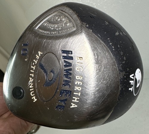 Callaway Big Bertha Hawkeye VFT Titanium 10* Golf Driver RH Firm Flex 45"