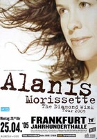 Alanis Morissette - Diamond Wink , Frankfurt 2005 | Konzertplakat | Poster
