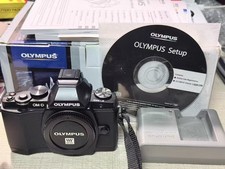 Olympus OM-D E-M5 16.1MP Digital Camera Body Only Black English -90 New