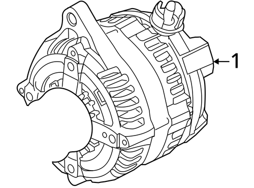 Alternator ID AL3T-10300-CA Fits 11-14 FORD F150 PICKUP 6735705 - Picture 4 of 14