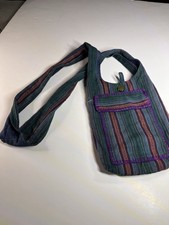 Unisex Crossbody Sling Boho Shoulder Bag Multi Color