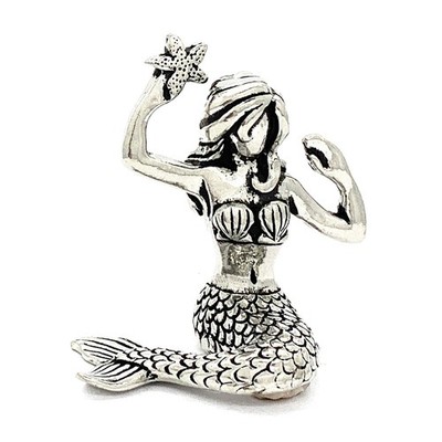 Mermaid Pewter Ring Holder Jewelry Holder Gift Box Whimsical
