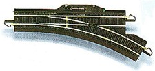 Bachmann HO Remote-Control Turnout with Steel Rail E-Z Track Right Hand 44462