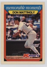 1988 Topps Kmart Memorable Moments Don Mattingly #15 ew1