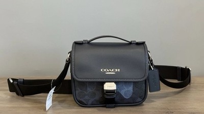 COACH Racer Crossbody Bag In Signature Camo Print - CDC15 - Silver