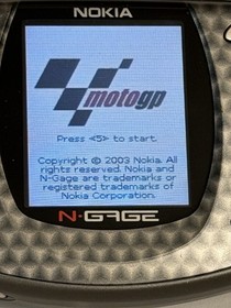 Nokia N-Gage Handheld Gaming Console Rare with Charger and Game